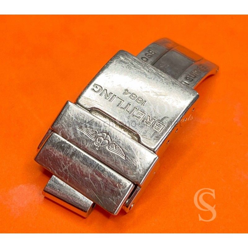 BREITLING GENUINE POLISHED 20mm WATCH FOLDING DEPLOYANT FOLDING CLASP BUCKLE