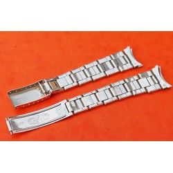 Vintage Repair Genuine 50's "BREVETE" Rolex Rivet Partials Band Bracelet 17mm "51" endlinks SPEEDKING, AIR KING, PRECISION