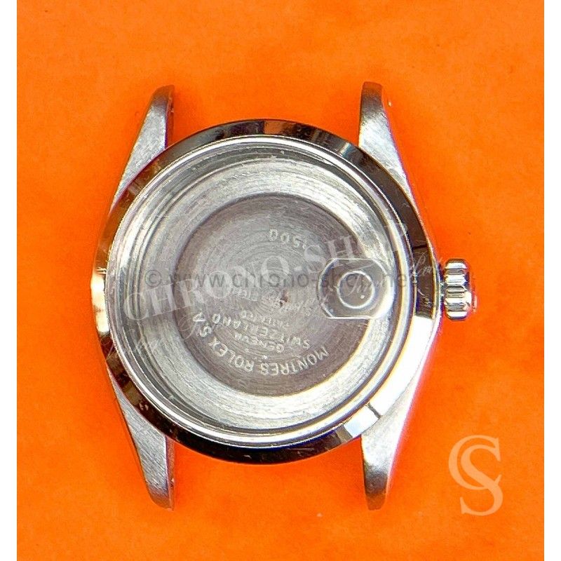 ROLEX 1500 case Circa 1976 genuine watch part OYSTER PERPETUAL DATE cases,bezels,crystal,caseback,screw tube