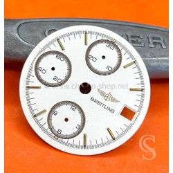 BREITLING GENUINE WATCH PART WHITE CREAMY DIAL B13048,B13047,B13050.1 CHRONOMAT CHRONOGRAPH Ø40mm