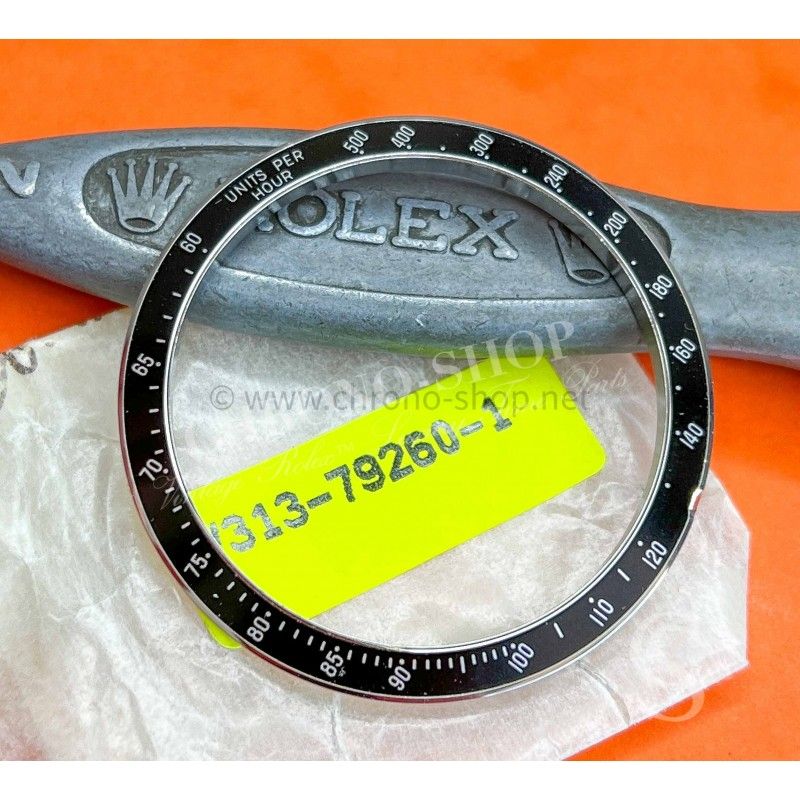 Tudor Prince Date Chronograph Back tachymeter Bezel 79180, 79260, 79280, 79270 bezel Insert watch part Chrono-Time Tiger