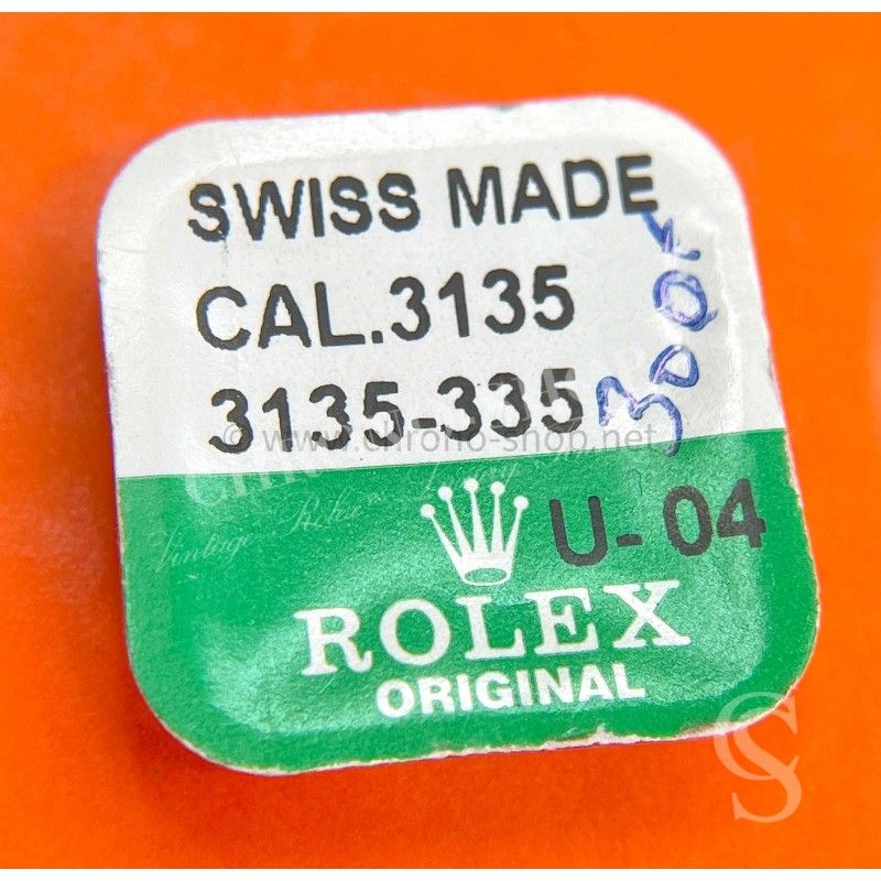Rolex fourniture pièce détachée 335 montres Ref 3135-335, ROLEX pignon et pignon canon 2,86 mm pièce de mouvement d'origine