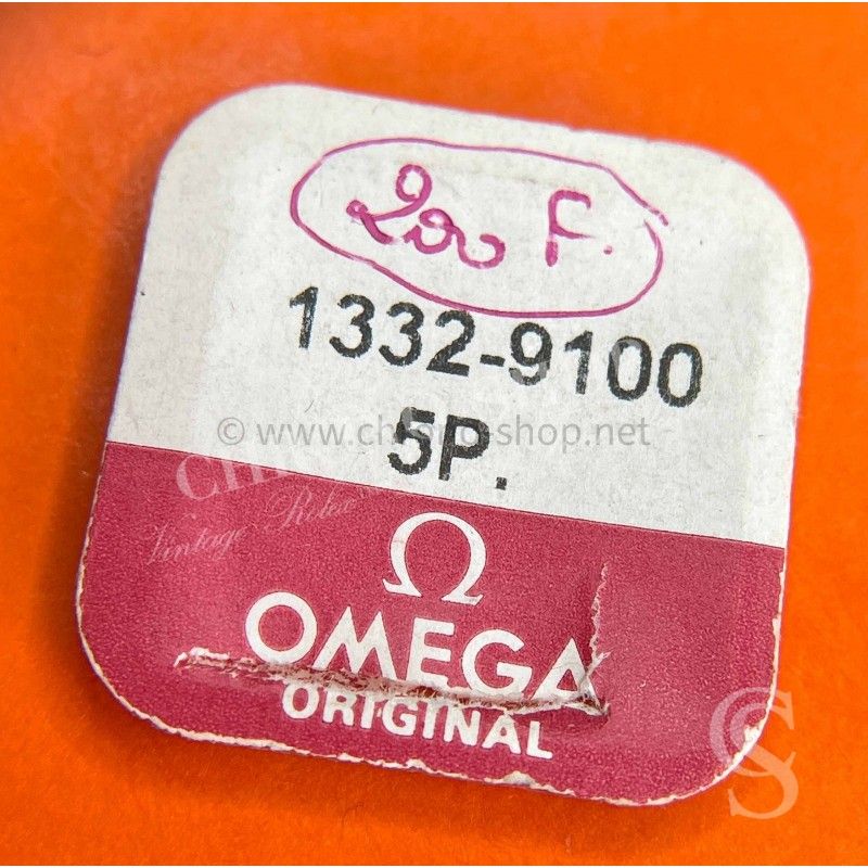 Omega Original vintage genuine clockmaker watch part 1332-9100 winding stems NEW Cal 1332