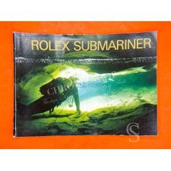 Rolex 1995 Submariner,Sea Dweller booklet manual english Submariner watches 14060,16613,16610,16618,16600