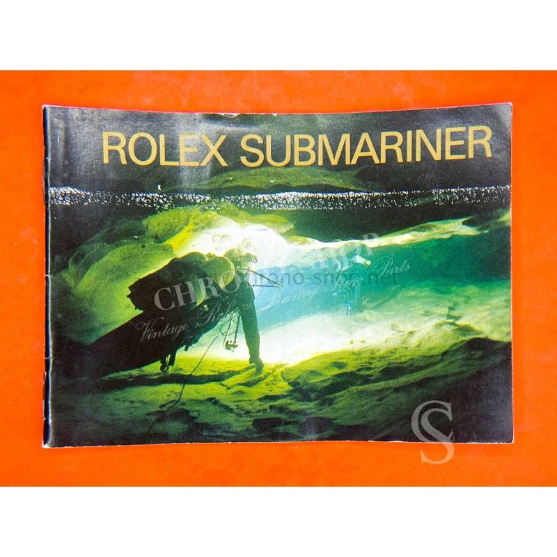 ROLEX 1995 VINTAGE LIVRET ANGLAIS MONTRES SUBMARINER & SEA-DWELLER 14060,16613,16613,16618,16600
