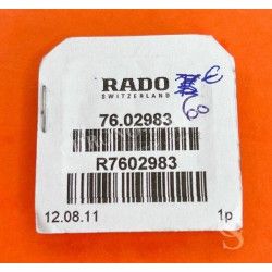 Rado REF 76.02983 Brand New black color ceramic Rado x 1 watch spare link trapeze original