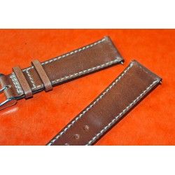 Whiskey bracelet stitched Shell cordovan leather watch strap 21mm fits on Breguet type XX 3800 Aeronavale, Transatlantique 3820