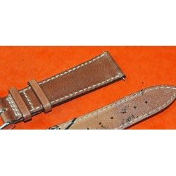 Whiskey bracelet stitched Shell cordovan leather watch strap 21mm fits on Breguet type XX 3800 Aeronavale, Transatlantique 3820