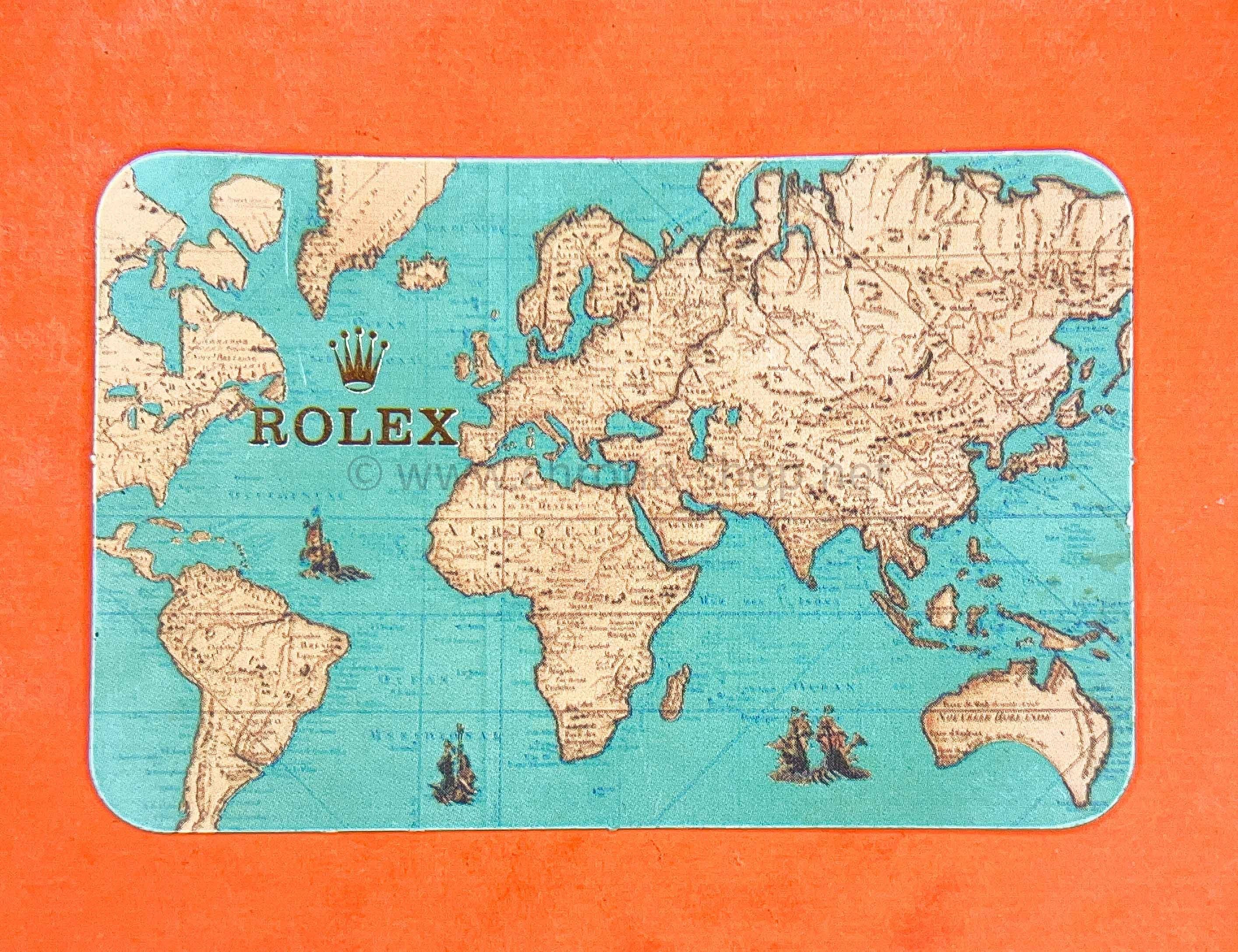 Rolex map on sale