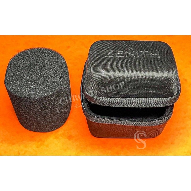 Zenith Genuine Watch Case Storage Travel Pouch Kit Black Zippered STRATOS,ELITE,CHRONOMASTER,PILOT,RAINBOW