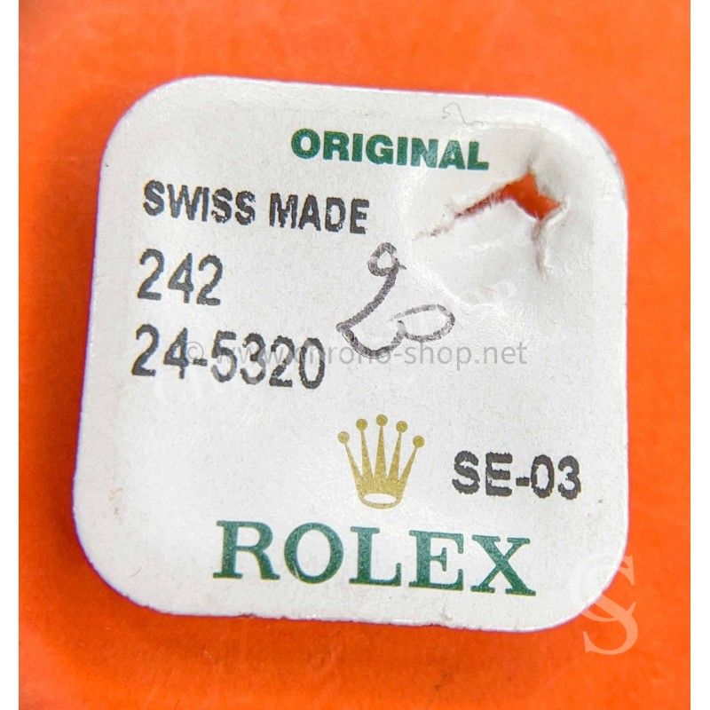 Rolex Fourniture Horlogerie Ref 242 Tube de Couronnes, remontoir type twinlock montres Ref 24-5320