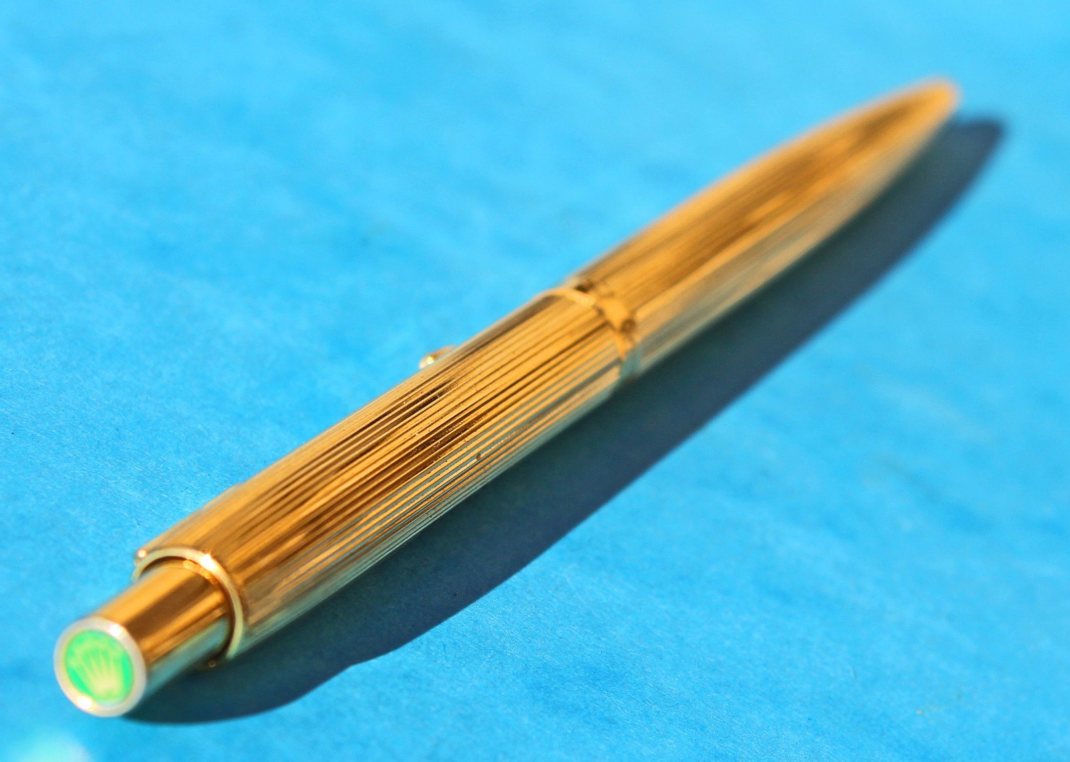 VINTAGE ROLEX Mechanical Pencil ballpoint by PARKER PORTAMINE Portemine GOLD PLATED