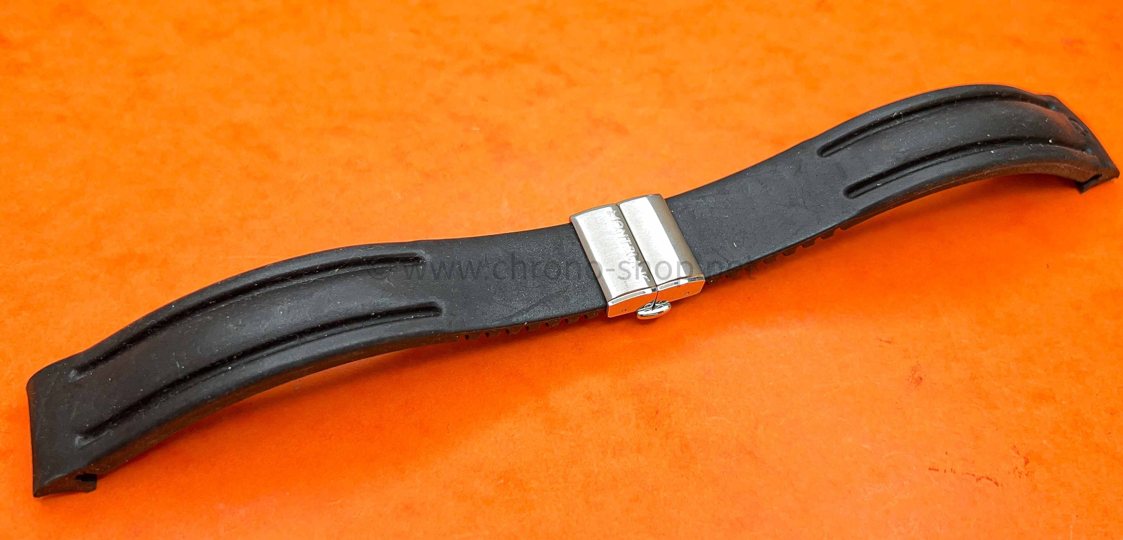 Montblanc rubber strap hotsell