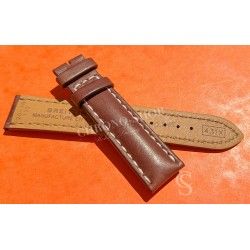 Breitling Original Brown leather 431X CALFSKIN LEATHER STRAP BRACELET 20-18mm Chronomat,Cockpit,MontBrillant,Transocean