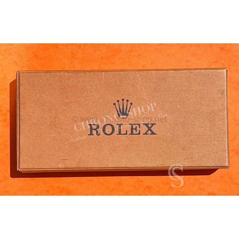 Rolex Collectible Vintage Watch Parts oblong Brown Box tools Display Containers hands, dials, insert, bezel, horology spares