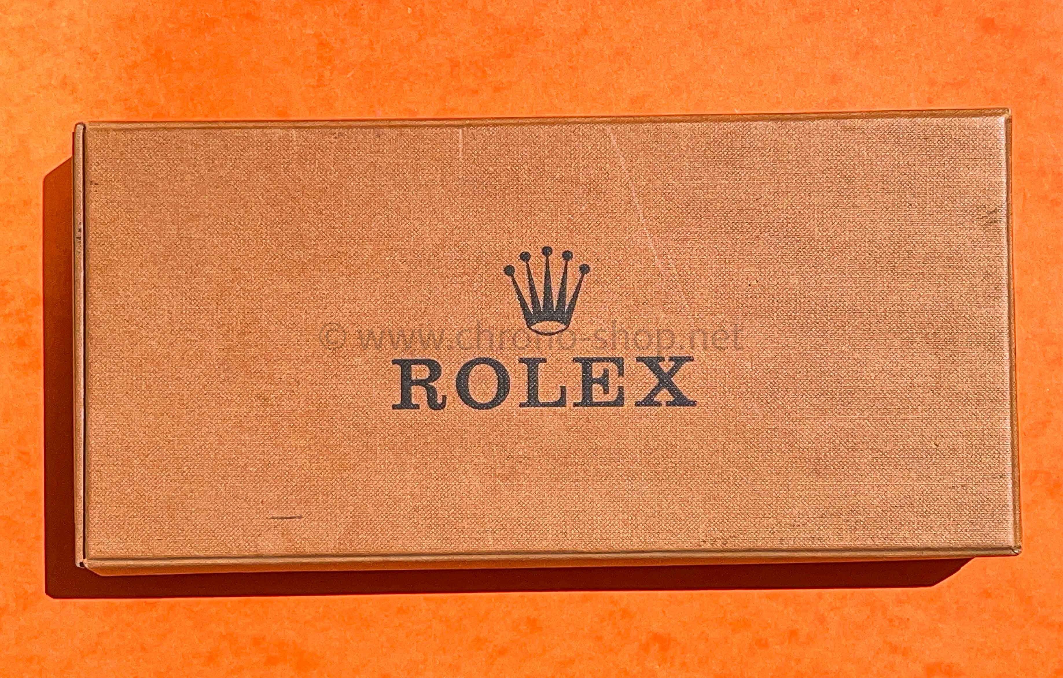 Rolex Collectible Vintage Watch Parts oblong Brown Box tools Display  Containers hands, dials, insert, bezel, horology spares