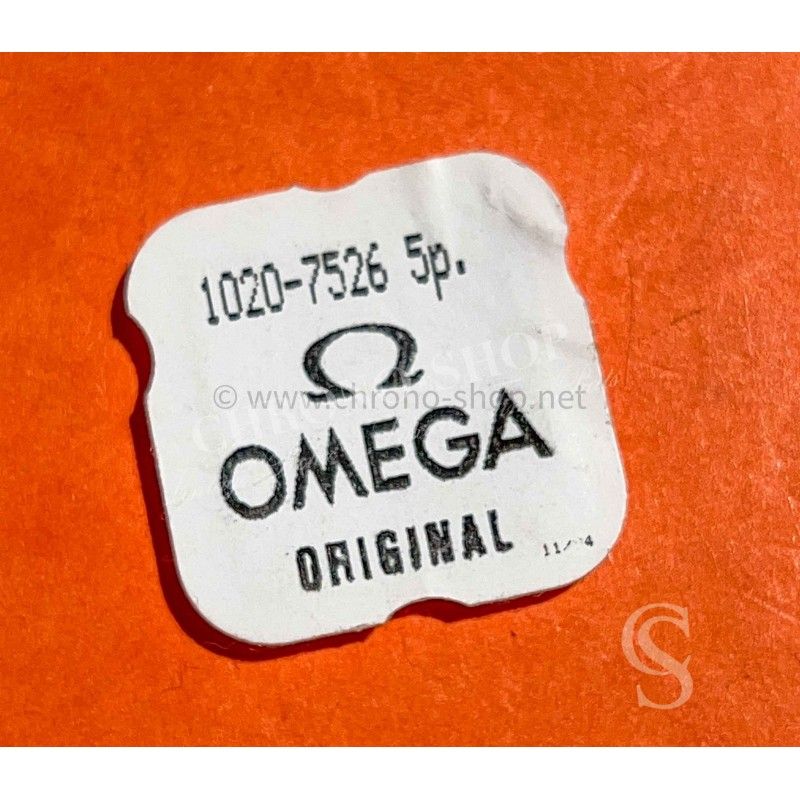 Omega Authentique pièce horlogerie ressort de correcteur de jours ref 1020-7526, pièce 7526 Cal 1020