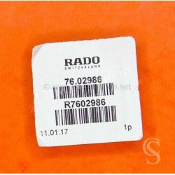 Rado REF 76.02986 Brand New black color ceramic Rado x 1 watch spare link trapeze original