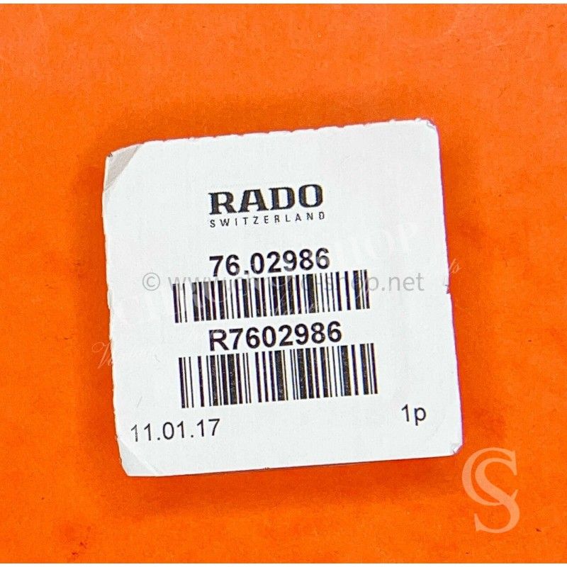 Rado REF 76.02986 Brand New black color ceramic Rado x 1 watch spare link trapeze original
