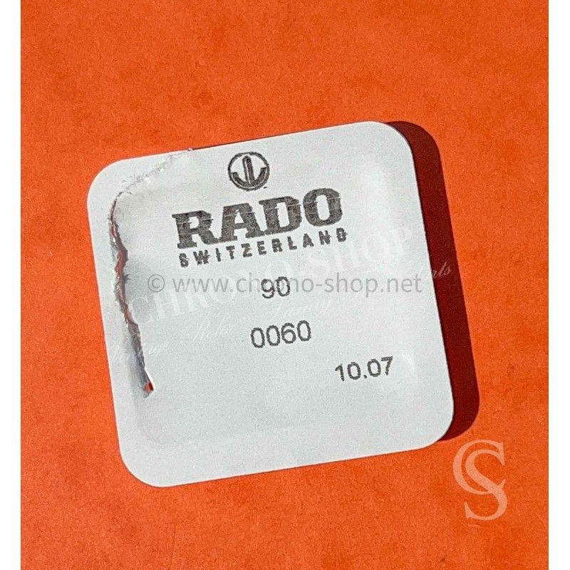 Rado joints de verre et visserie Ref 90-0060 fourniture horlogerie révision, réparation montres Rado