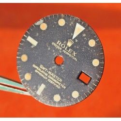 ▄▀▄ Vintage 60's Rolex 1675 GILT Gloss Tropical cadran tritium patiné GMT MASTER cal 1565, 1575 ▄▀▄