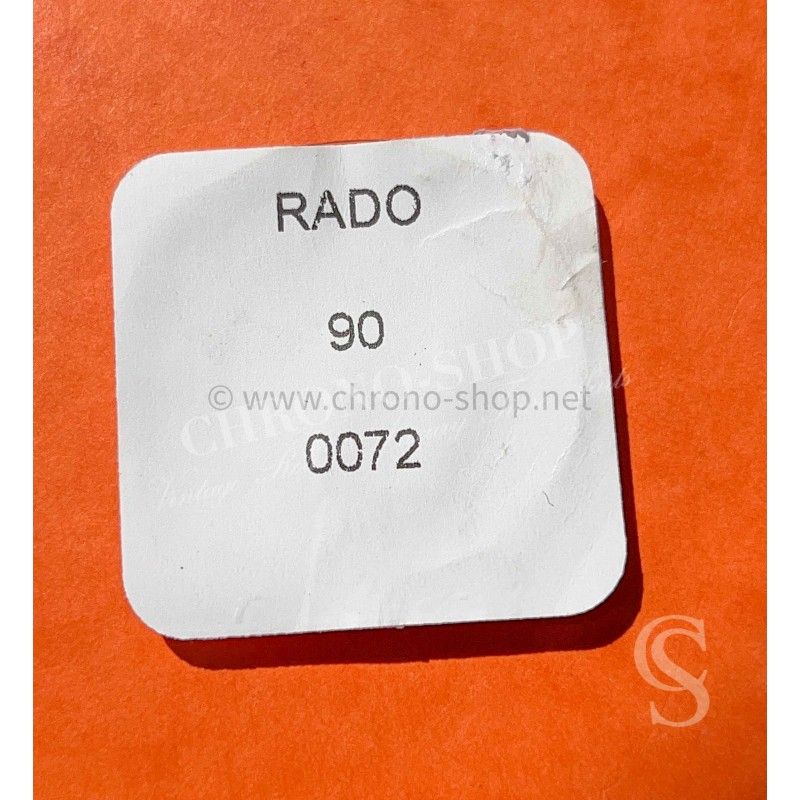 Rado remontoir acier, couronne acier Ref 90-0072 fourniture horlogerie révision, réparation montres Rado