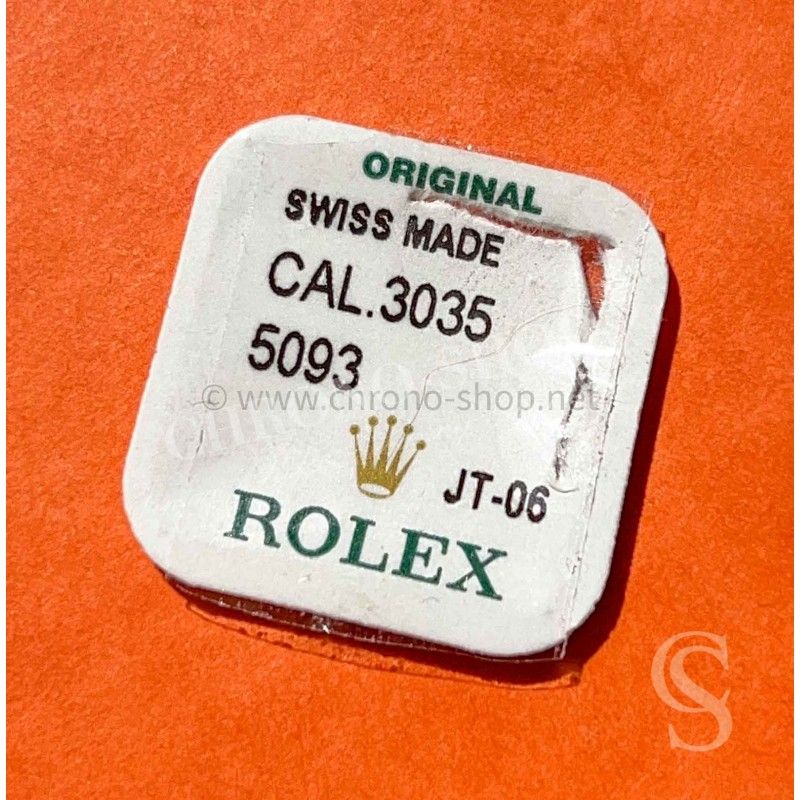 Rolex Authentique Fourniture horlogère ref 5093 montres Ecrous de roue de calendrier Calibres 5035, 3000, 3035, 3030
