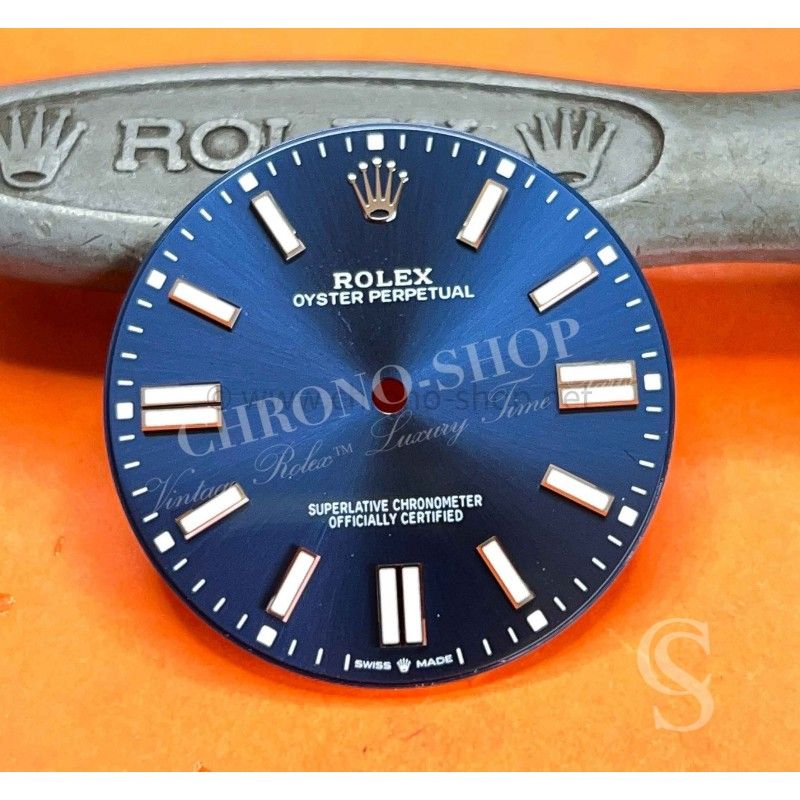 Rolex Authentique Cadran Bleu Abysse montres Oyster Perpetual 41mm 124300
