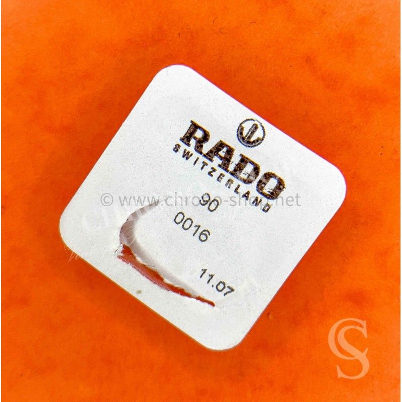 Rado remontoir, couronne or jaune + visserie Ref 90-0016 fourniture horlogerie révision, réparation montres Rado