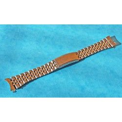 BRACELET MONTRE JUBILEE MAILLONS PLIES ACIER 20mm 