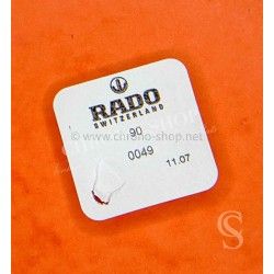 Rado couronne poussoir céramique joints verre Ref 90-0049 fourniture horlogerie révision, réparation montres Rado