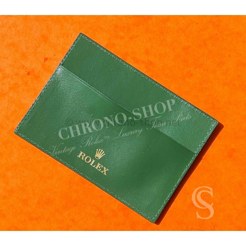 Rolex Exclusive & Collectible Fir Green Card Holder paper documents watches guarantee, 11.5 cm x 8cm,ref 4119209.05