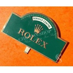 ROLEX VINTAGE 70/80's PLAQUE LAITON DECORATION ROLEX GOODIES MONTRES ROLEX SERVICE CENTRE ACCESSOIRES BUREAU VITRINE