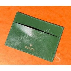 ROLEX PORTE CARTES ETUI DOCUMENTS MONTRES ROLEX CUIR CARTE DE GARANTIE CB ref 4119209.34