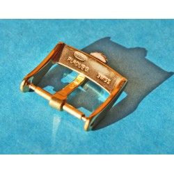 ORIGINALE & NEUVE BOUCLE ARDILLON ROLEX PLAQUE OR EN 16mm / 18mm pour bracelets cuir 20mm TUDOR