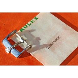 BOUCLE ARDILLON ROLEX ACIER INOXYDABLE EN 16mm / 18mm NEUVE pour bracelets cuir 20mm