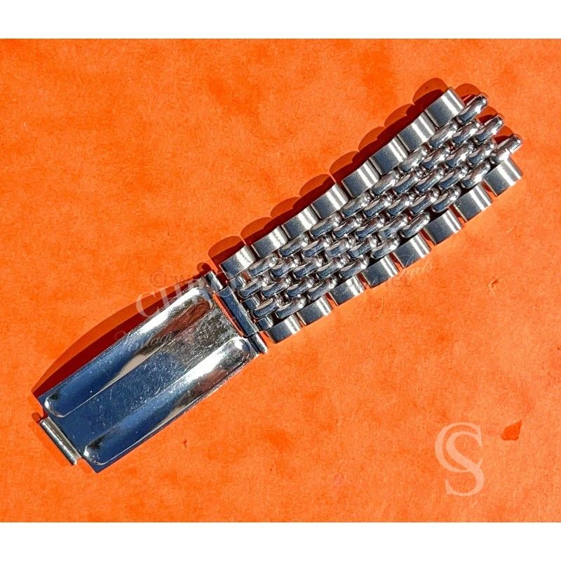 WATCH PARTS JB 70's HALF 18mm OVAL BRACELET GENTS JUBILEE PARTS LINKS SSTEEL 20/19mm end piece