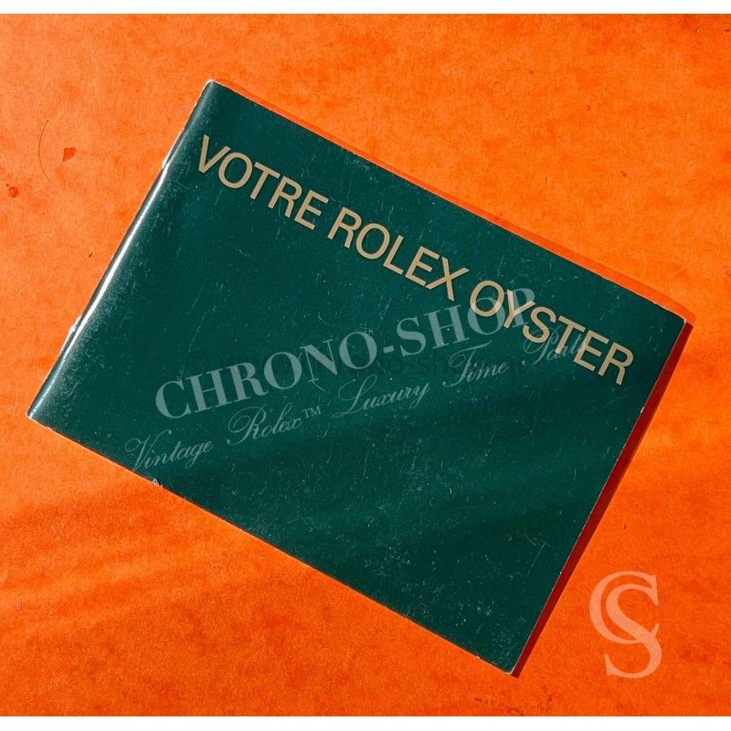 ROLEX 2005 FRENCH GENUINE ROLEX OYSTER BOOKLET BROCHURE PAMPHLET VOTRE ROLEX OYSTER Submariner,GMT,Daytona,Datejust,Explorer