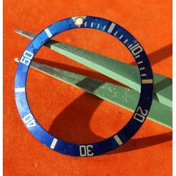 Colorful 90's Blue Rolex Submariner Tutone 16803 16613 16808 16618 Gold Watch Bezel Insert Part