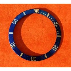 Colorful 90's Blue Rolex Submariner Tutone 16803 16613 16808 16618 Gold Watch Bezel Insert Part