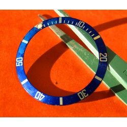 Colorful 90's Blue Rolex Submariner Tutone 16803 16613 16808 16618 Gold Watch Bezel Insert Part