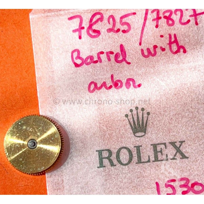 Rolex fourniture horlogère montres vintages ref 7825,7826,7827 barillet avec arbre,ressort barillet cal 1520,1530,1570