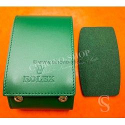 Rolex Green Leather Travel Case Pouch New Premium Version Storage Case Pouch Datejust,Submariner,Gmt,Daytona,Explorer,AirKing