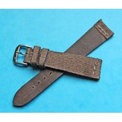 Vintage genuine wild leather 20mm brown chocolate watch strap band handmade bracelet Rolex 5508, 6536, 6538, 6542, 5512 PCG