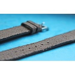 Vintage genuine wild leather 20mm brown chocolate watch strap band handmade bracelet Rolex 5508, 6536, 6538, 6542, 5512 PCG