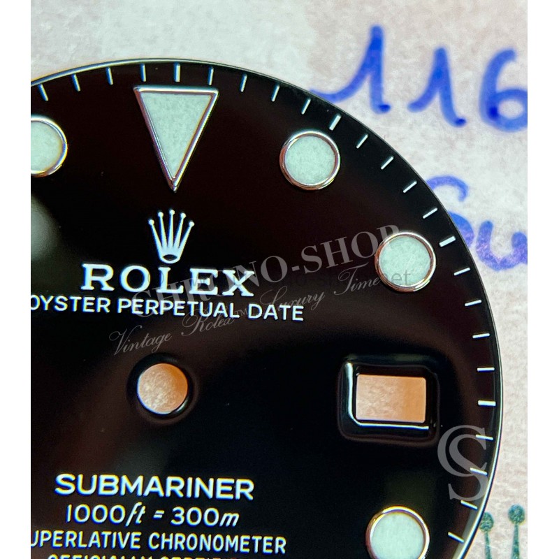 Rolex cadran noir occasion montres Rolex Submariner date 116610 céramique CHROMALIGHT Cal 3135