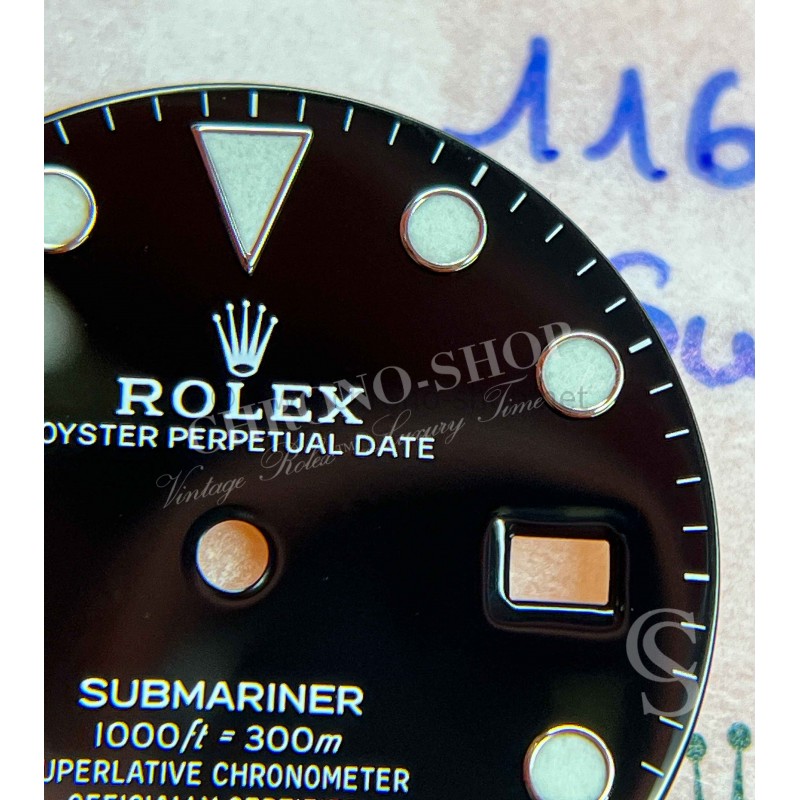 Rolex Genuine Watch Glossy black dial Submariner Date 116610 CHROMALIGHT Cal auto 3135