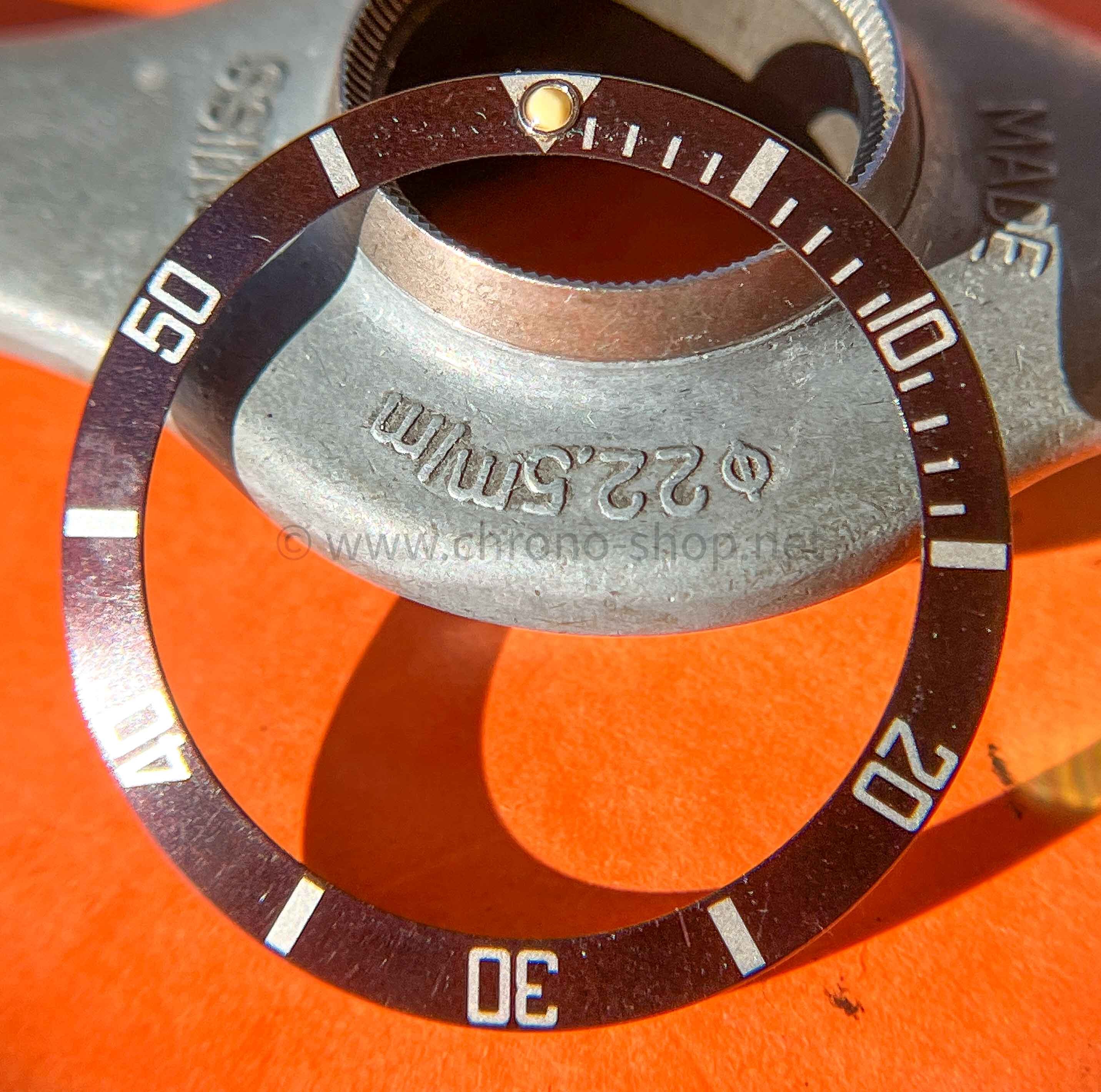 Rolex Tropical Submariner date watches 16800,168000,16610,16613,16618,16808 Bronze Bezel Insert Inlay Tritium dot