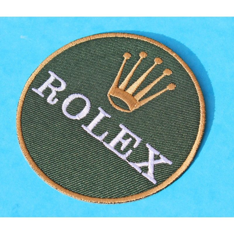 ROLEX LOGO COURONNE PATCH ÉCUSSON TISSU BRODE VÊTEMENT ORIGINAL GOODIES ACCESSOIRES