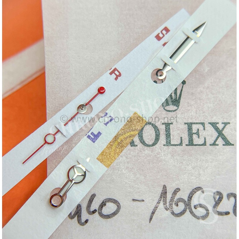 Rolex Authentic Yacht-Master Luminova White Gold handset parts New Mens 16622,16623,16628